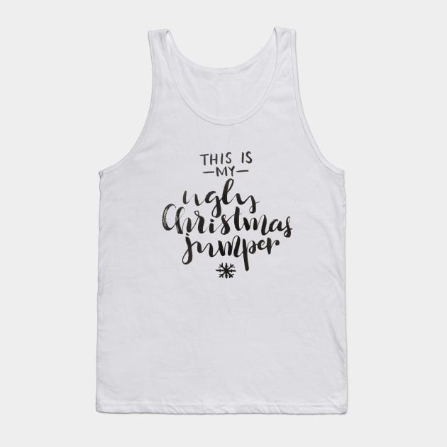 Ugly Christmas Jumper Tank Top by Ychty